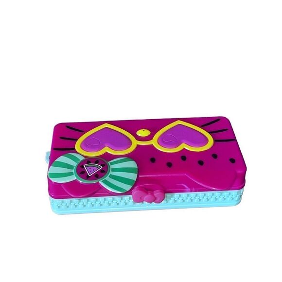 Hello Kitty Sanrio Collectible Pencil Case Play Set Beach Party 3D Carry Case - Picture 2 of 10